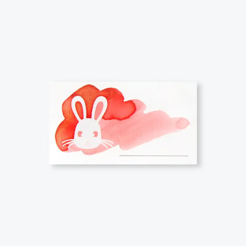 Wearingeul - Ink Swatch Cards - Rabbit <Outgoing> 1