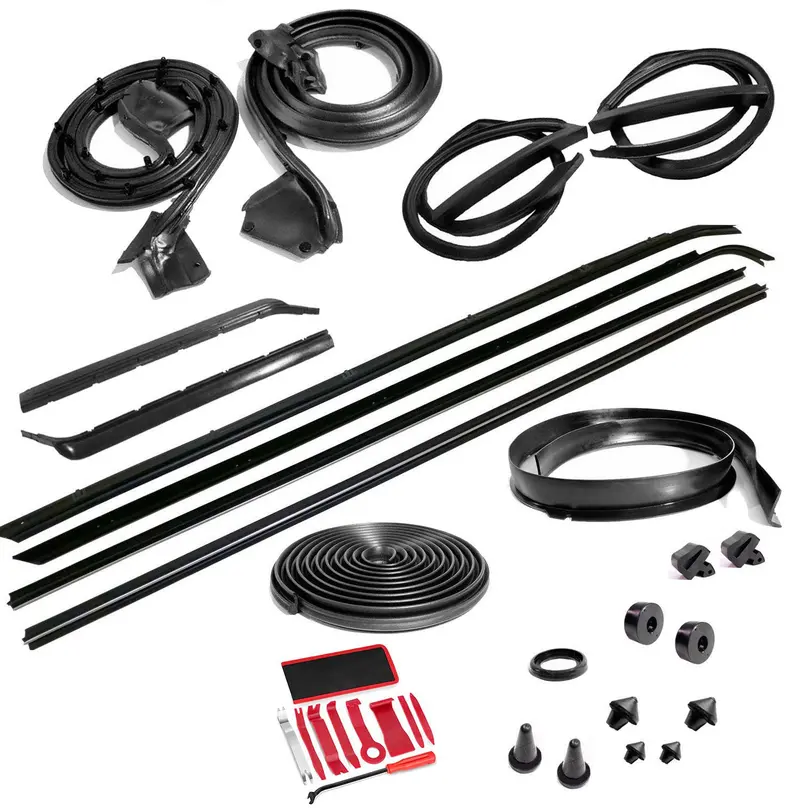 Weatherstrip Master Kit, 1968-70 Amc Amx, 33-Piece, Window Felts Ship Separately 1