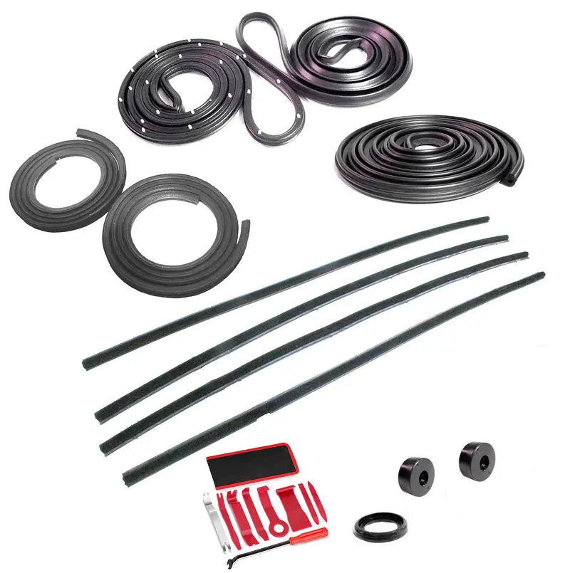 Weatherstrip Master Kit, 1970-76 Amc Gremlin, 2-Door Sedan, 21-Piece, Window Felts Ship Separately 1
