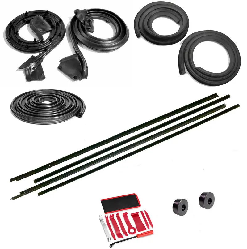 Weatherstrip Master Kit, Fits All 1975-80 Amc Pacers With Vent Wing Windows, 20-Piece, Window Felts Ship Separately 1