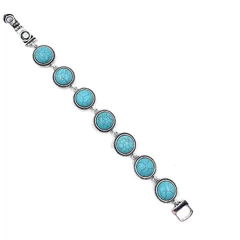 Western Turquoise Magnetic Bracelet 1