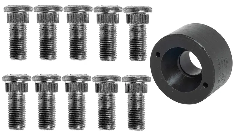 Wheel Stud Kit W/Installation Tool, 1958-72 Amc Front Or Rear Drum 1