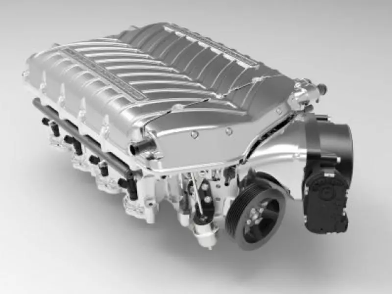 Whipple Supercharger Wk-2621T-G5 2015+ Shelby Gt350 Gen 5 W185rf 3.0L Supercharger "Tuner" Kit / Intercooled / 10-11Psi / Black 1