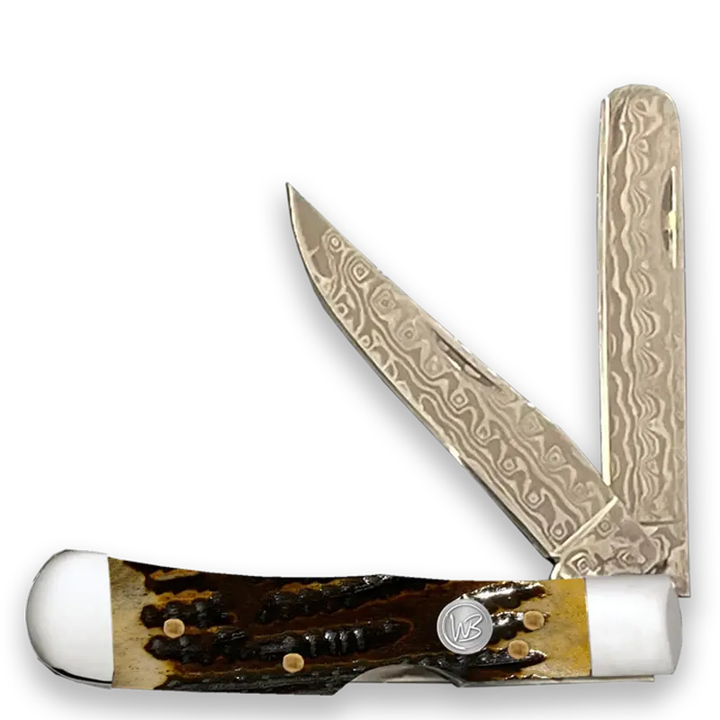 Whiskey Ranch Honey Badger Trapper Bullcutter Knife - Wb45-41 1
