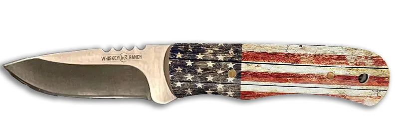 Whiskey Ranch Patriot Skinner Knife - Wb43-18 1