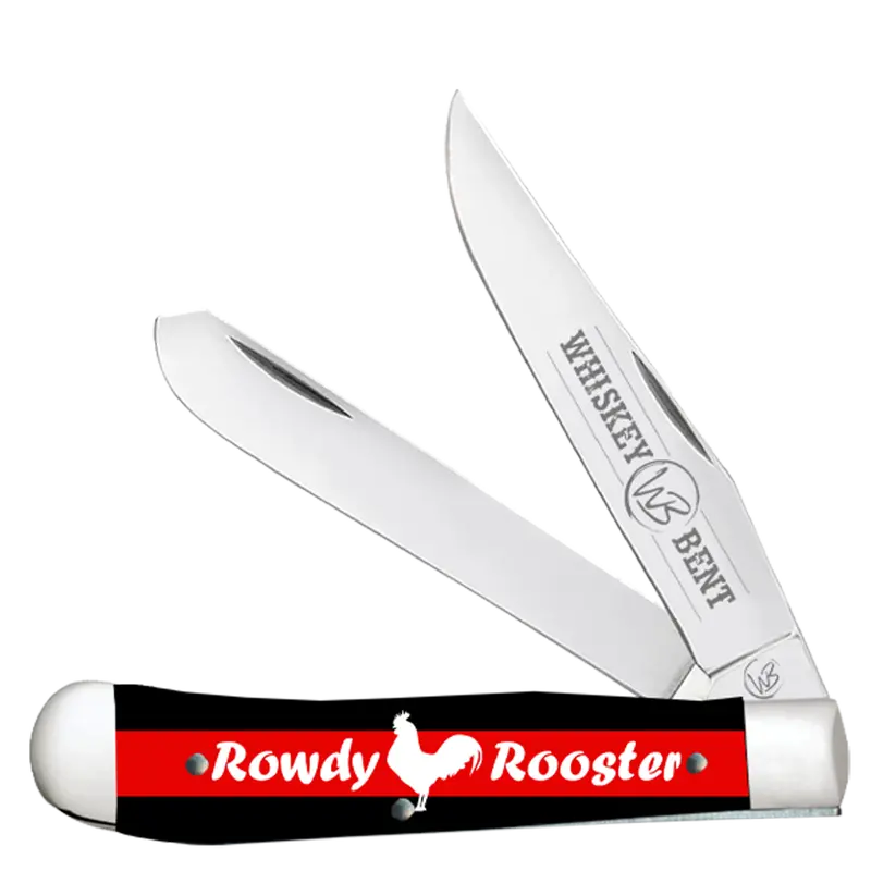 Whiskey Ranch Rowdy Rooster Trapper Knife - Wb11-33 1