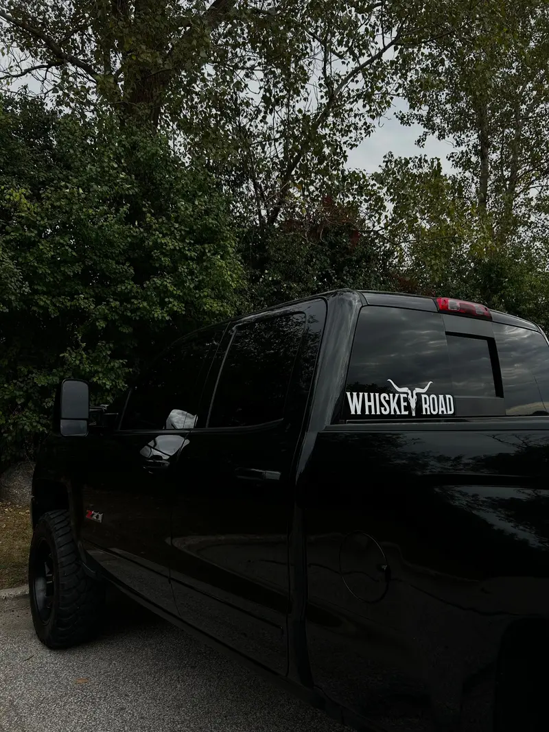 Whiskey Road Longhorn Decal 1