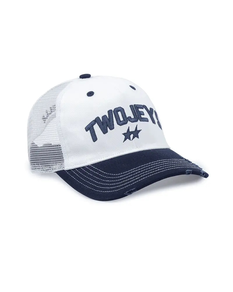 White Icon Trucker 1