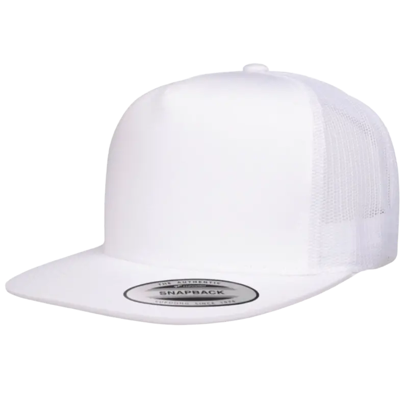 White Trucker Hat 1