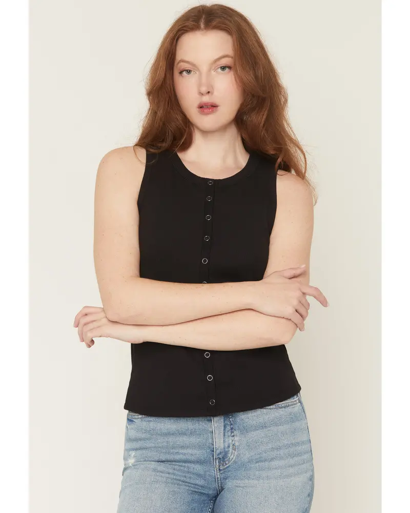 Willow Full Snap Ribbed Tank 1