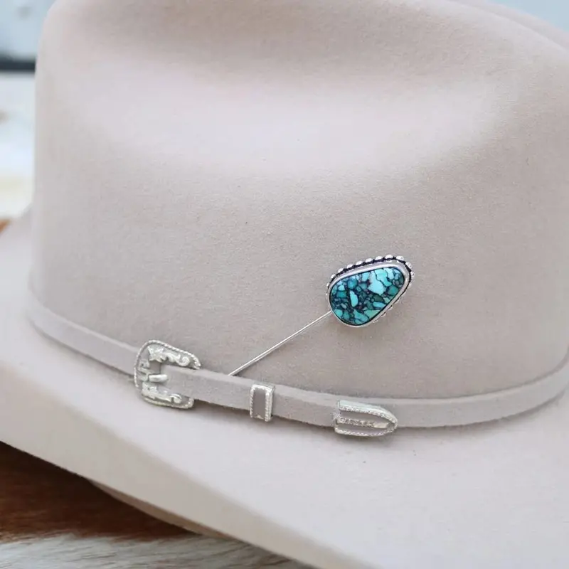 Willow Lane Hat Co. Blue Matrix Hat Pin - Wl-Pin21 1