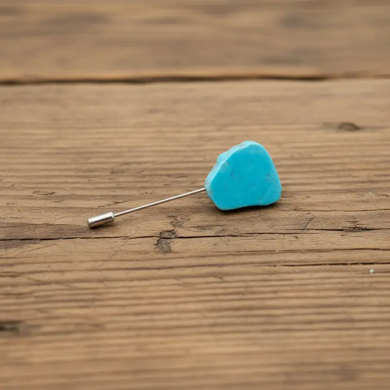 Willow Lane Hat Co. Turquoise Stone Hat Pin - Wl-Pin01 1