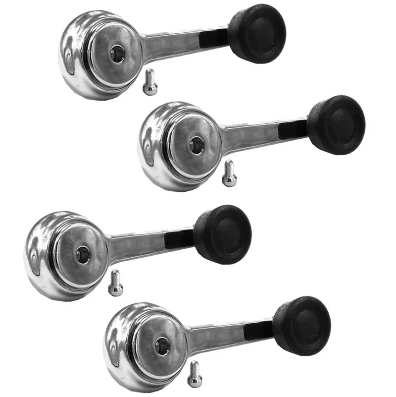 Window Crank Kit, Set Of 4, Chrome, 1968-73 Amc (See Applications) 1