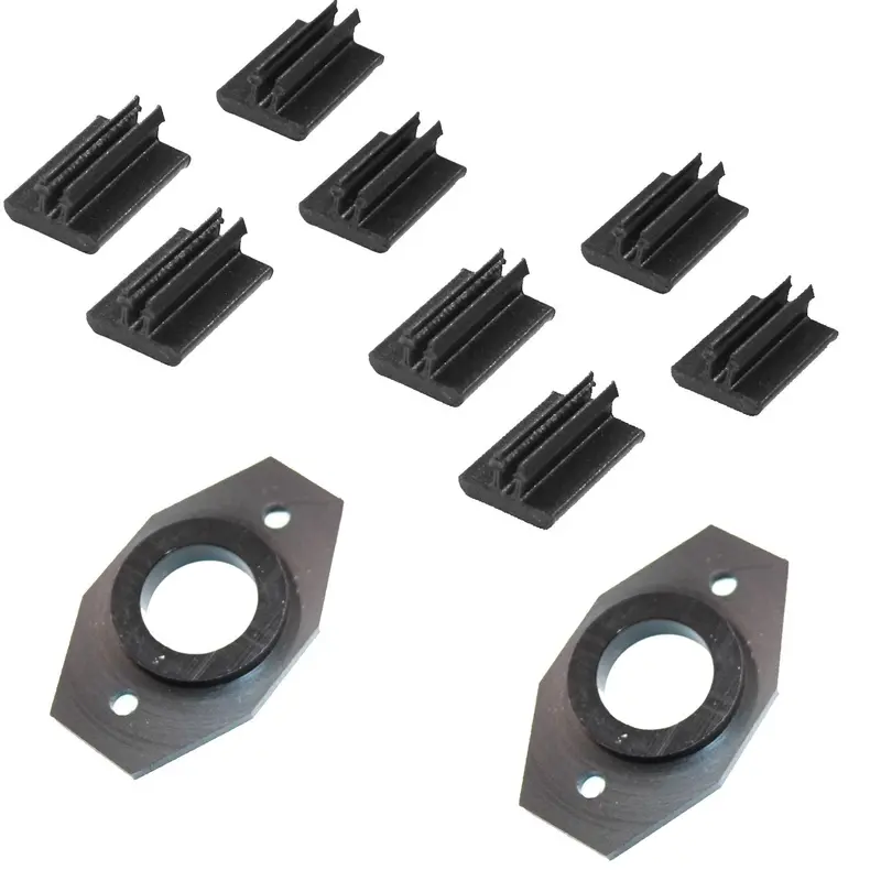 Window Guide Spacer Kit, Upper, Unbreakable Design And Lower Window Guide Bushing Master Kit, 1971 Amc Javelin, Javelin Amx 1