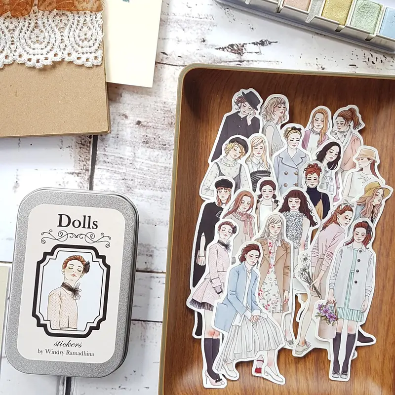 Windry R. - Planner Sticker - Dolls (Tin) 1