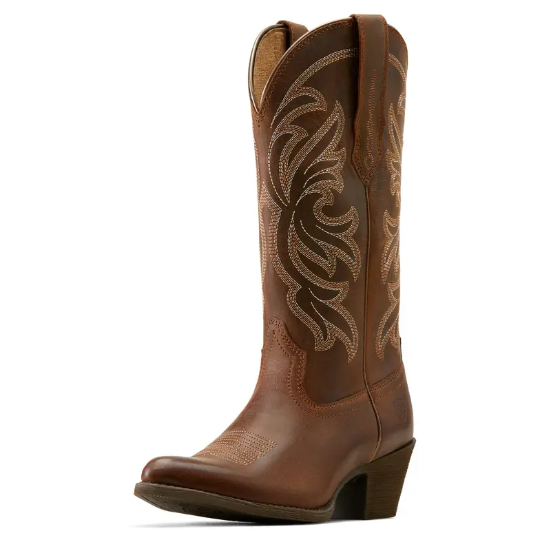 Women's Ariat Sassy Brown Heritage J Toe Stretchfit Western Boot - 10051051 1