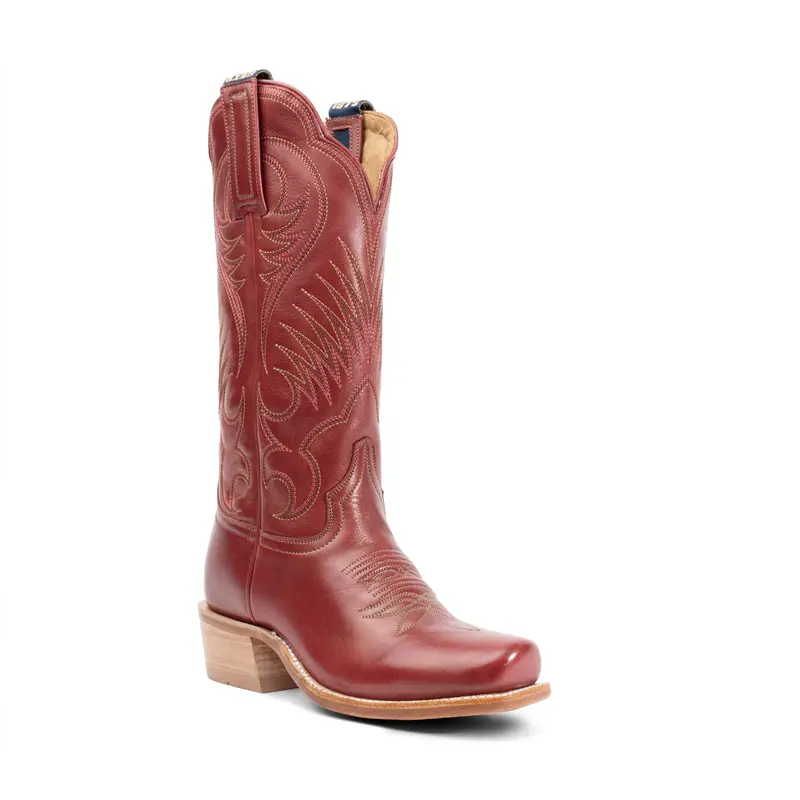 Women's Hyer Leawood Red Cowhide With 13" Hyer Red Cowhide Tops - Hw42017 1