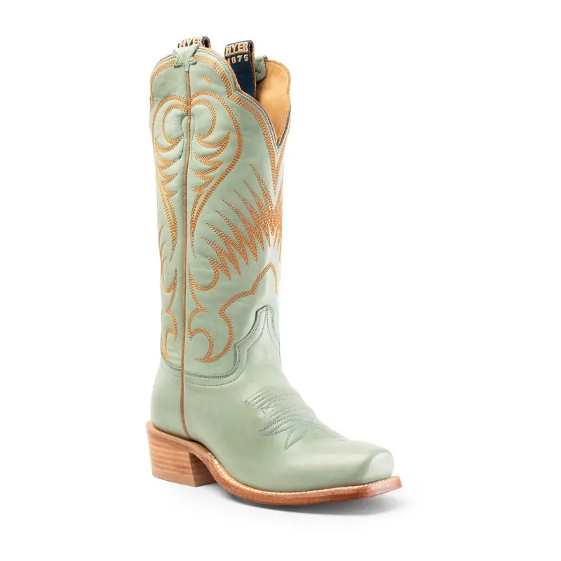 Women's Hyer Robin's Egg Burnished Cowhide With 13" Robin's Egg Burnished Cowhide - Hw42010 1