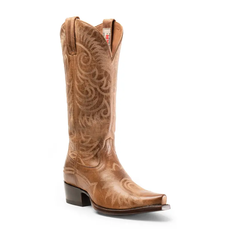 Women's Road To Arizona Tan Mad Dog Goat Snip Toe Western Boot - Hw56022 1
