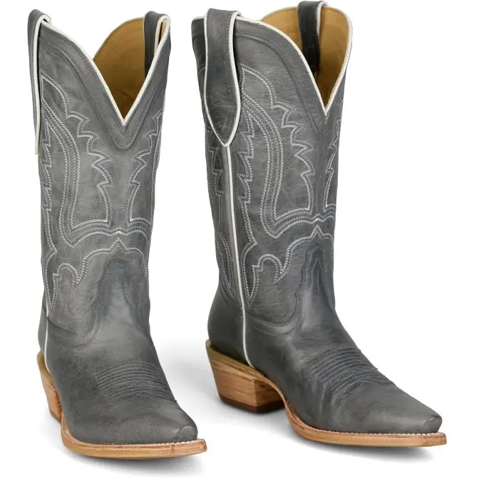 Women's Val Graphite Goat With 12" Graphite Goat Narrow Toe Western Boot - Dr3830 1