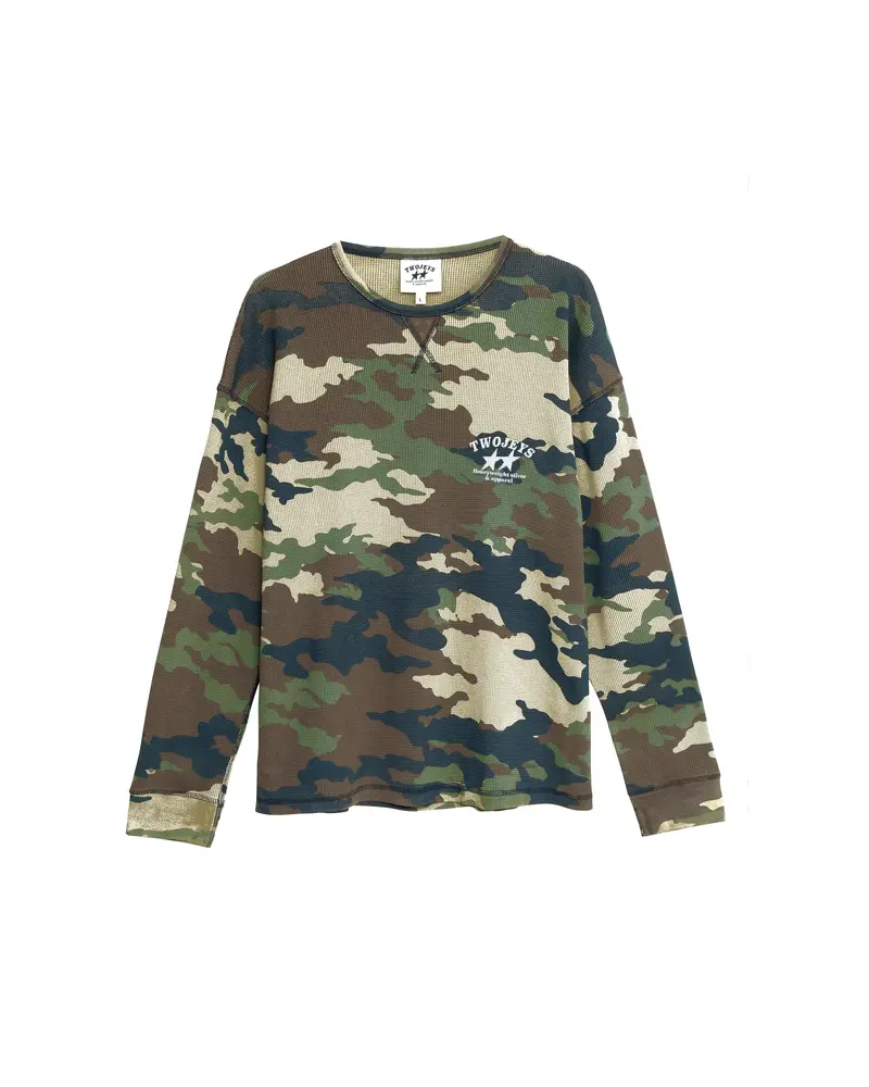 Woodland Basic Waffle Long Sleeve 1