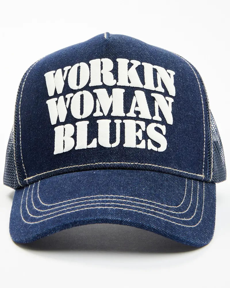 Workin Woman Blues Ball Cap 1