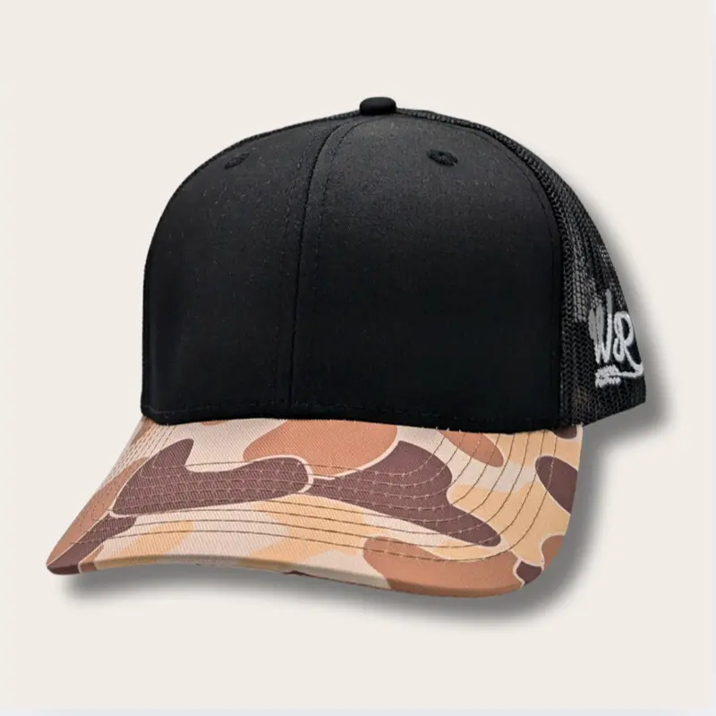 Wr Black/Camo Snapback 1