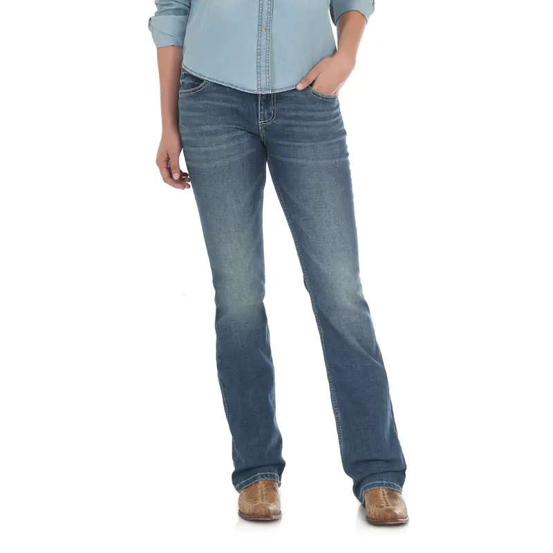 Wrangler Womens Mid-Rise Jeans Deadwood - 09Mwzdw 1