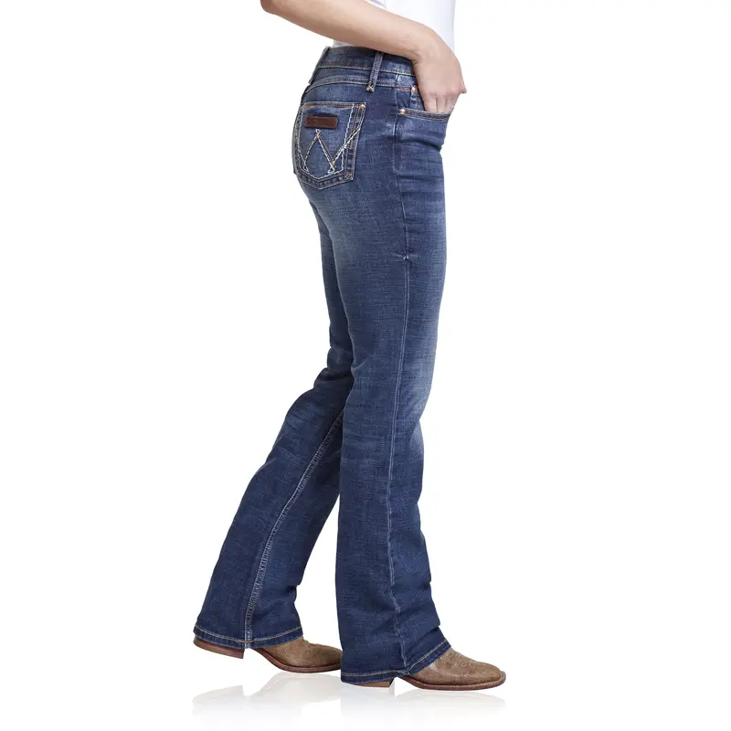 Wrangler Womens Mid-Rise Ms Wash - 09Mwzms/09Pwzms 1