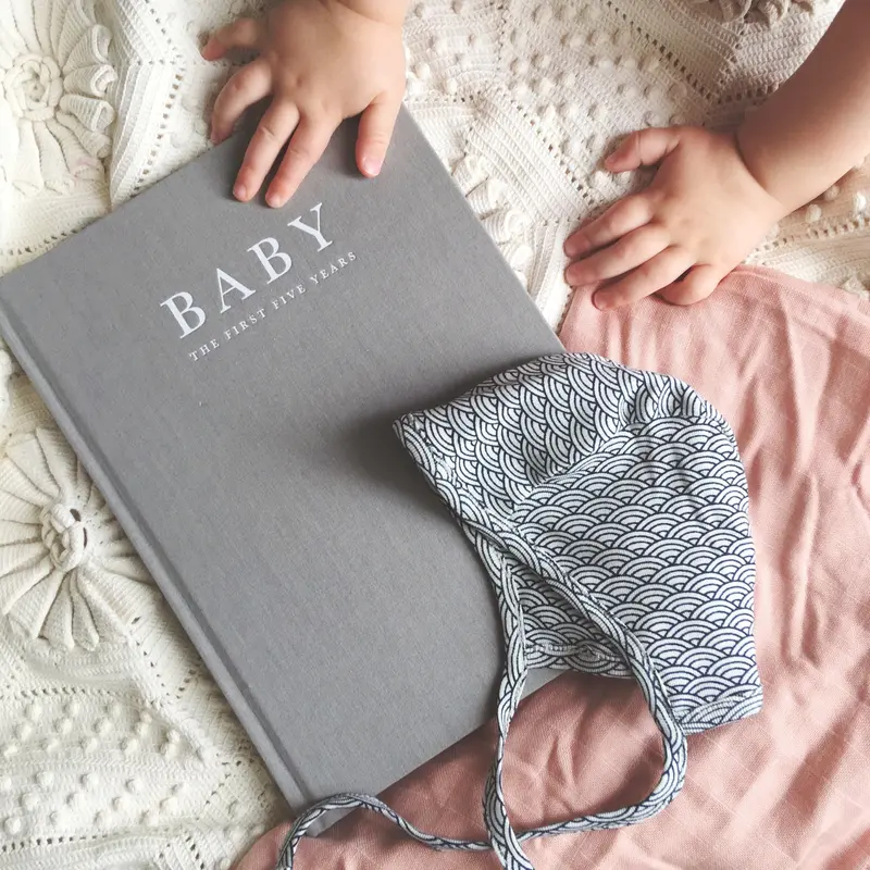 Write To Me - Journal - Baby - Birth To Five Years - Grey 1