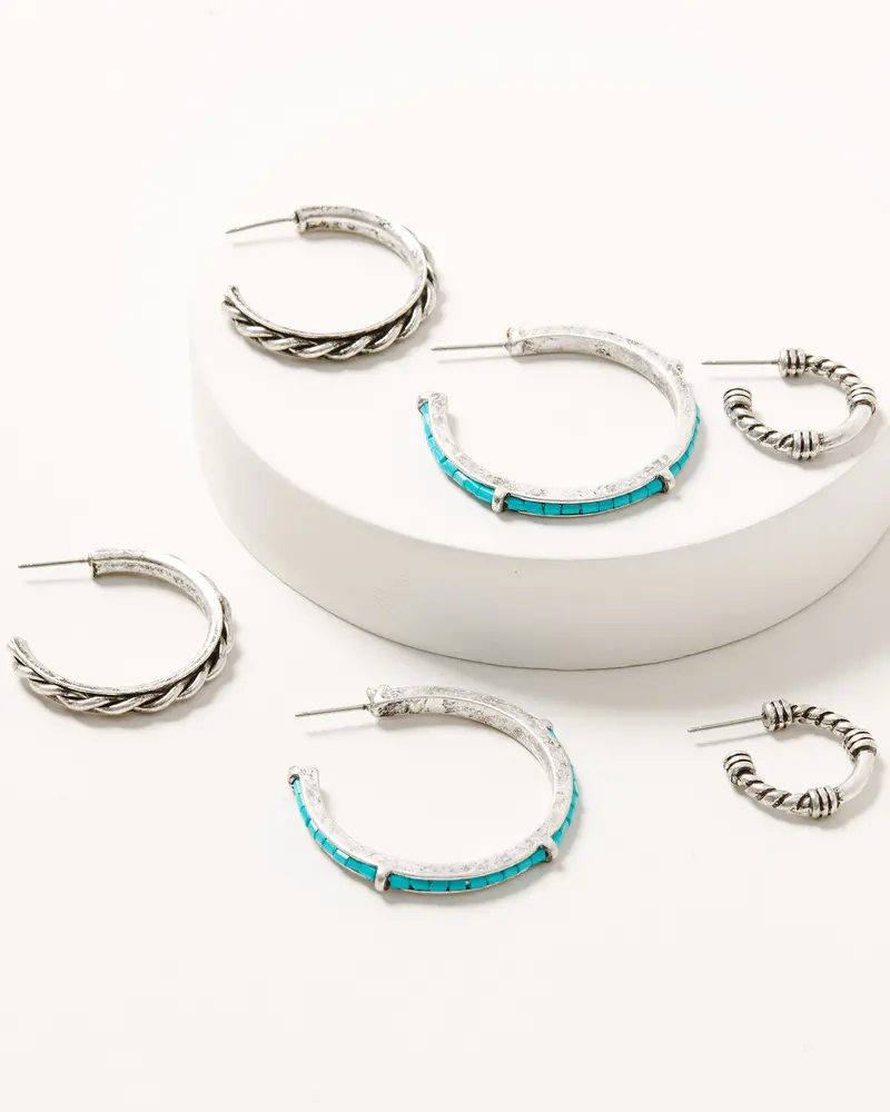 Wynbrook Hoop Earring Set - 3 Piece 1