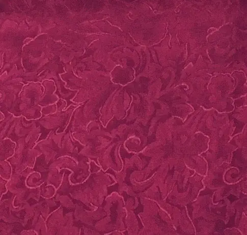 Wyoming Trading Maroon Jacquard Silk Wild Rag 1