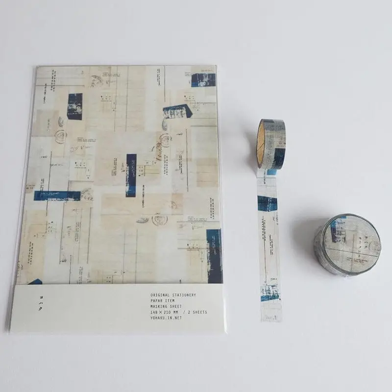 Yohaku - Washi Tape - Masking Sheet - Moment <Outgoing> 1