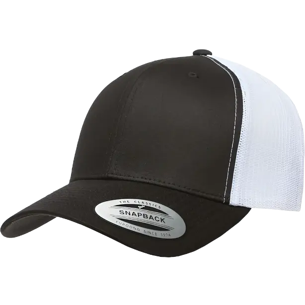Youth Black/White 6-Panel 1