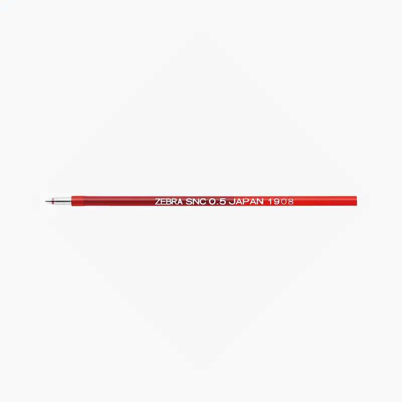 Zebra - Ballpoint Refill - Blen 3C/2·1 - 0.5Mm - Red 1