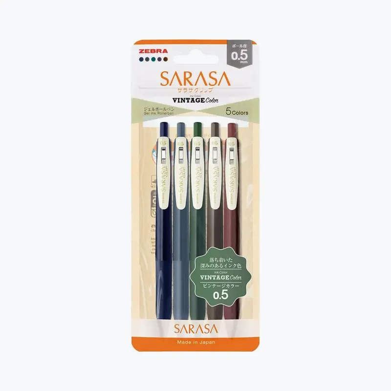 Zebra - Gel Pen - Sarasa Clip - 0.5Mm - Vintage 1 1