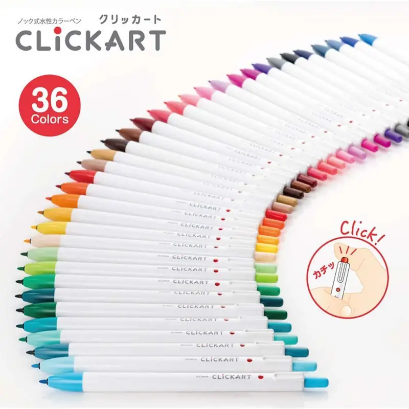 Zebra - Marker - Clickart 0.6Mm - Dark Set 2