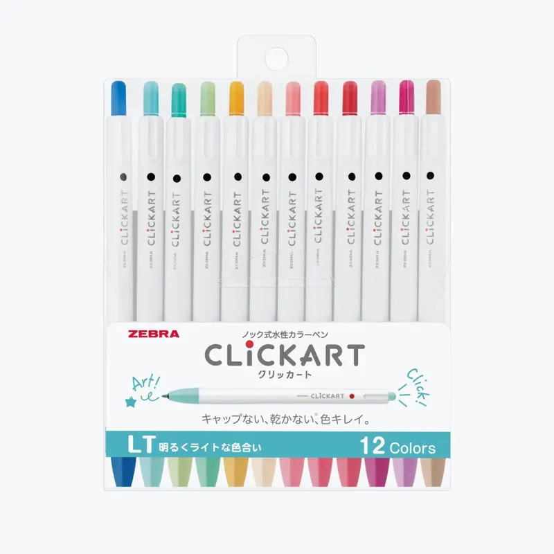 Zebra - Marker - Clickart 0.6Mm - Light Set 1