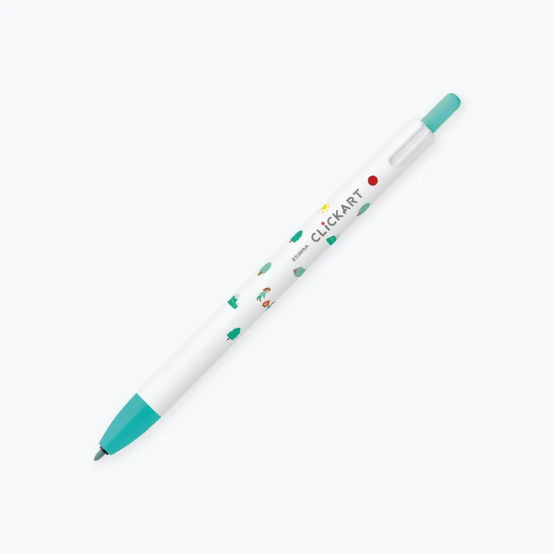 Zebra - Marker - Clickart - Yurukawa - Mint Green 1