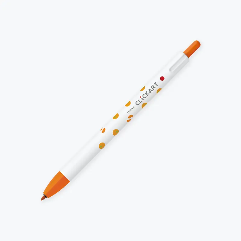 Zebra - Marker - Clickart - Yurukawa - Orange 1