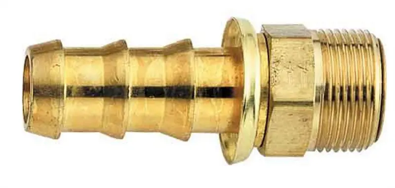Aeroquip Fbm1212 Brass Inverted Flare Fitting – #6 An Size, Precision-Machined For High-Pressure Systems 1