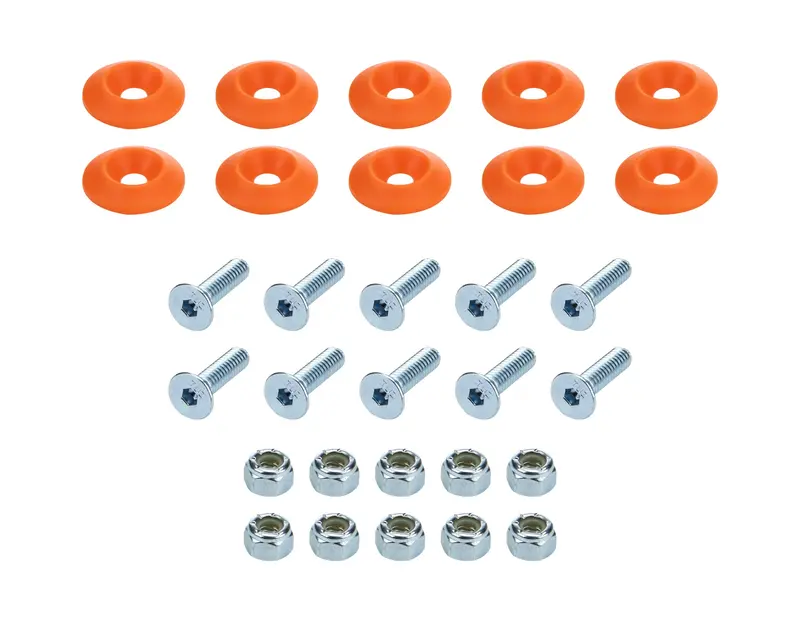 Allstar Orange Countersunk Bolt Kit – 10-Piece Performance Hardware Set 1