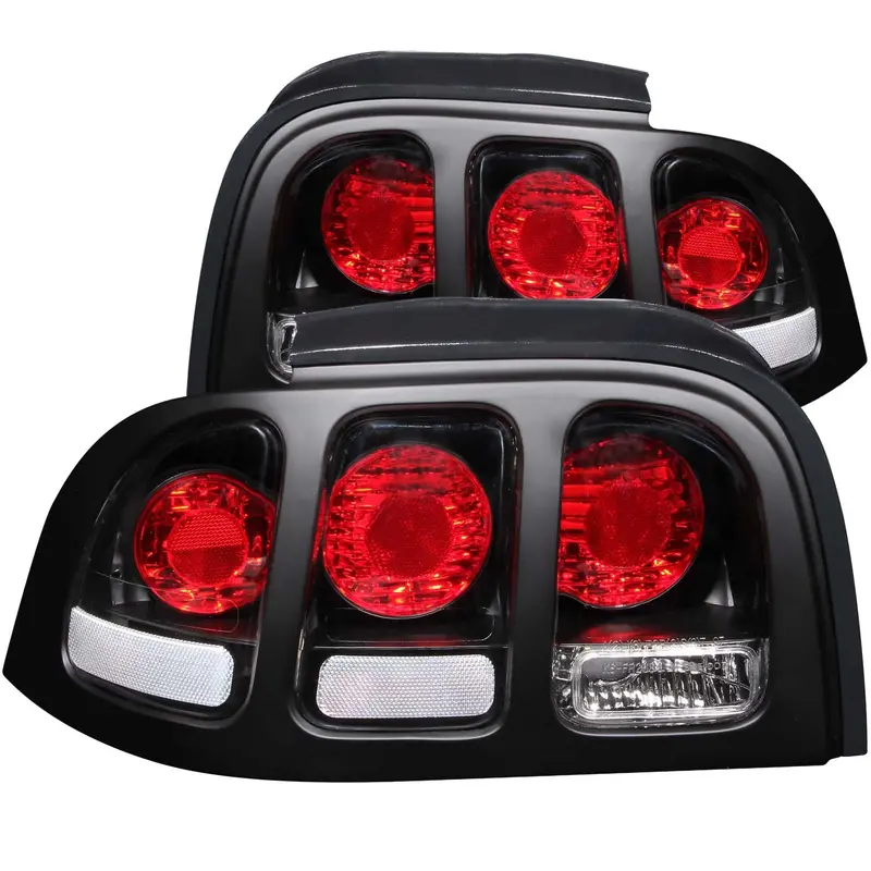 Anzo Usa 221020 Dual Tail Light Assembly – Clear Lens With Black Housing (Pair) 1