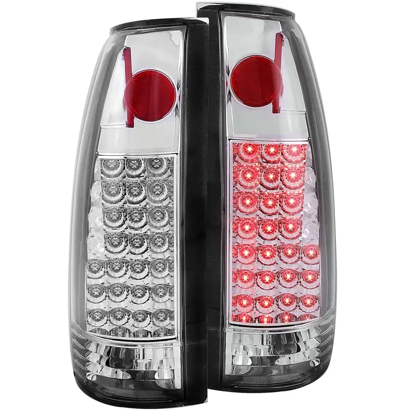 Anzo Usa G2 Led Tail Light Assembly – Clear Lens, Chrome Housing, Sold As Pair (Model 311005) 1