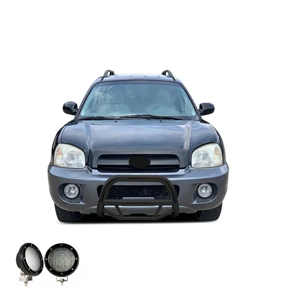 Black Horse Off Road Mbb-Hyb6001-Plfb Steel No-Skid Front Bumper Plate 1