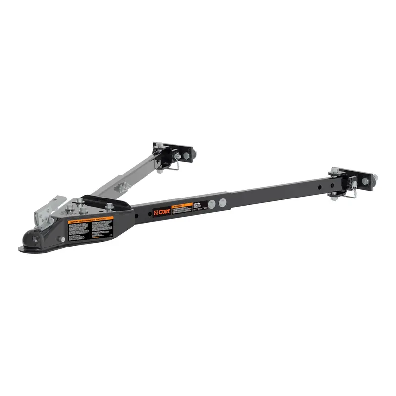 Curt 19750 Universal Flat-Tow Bar For Dinghy Towing – 5,000 Lb Capacity, 2-Inch Coupler 1