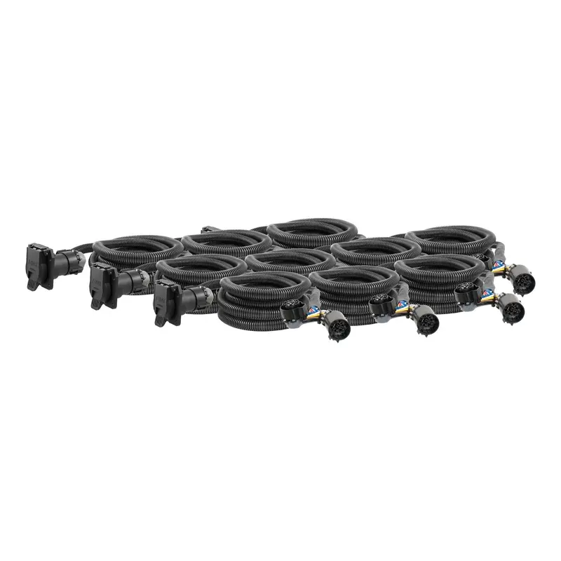 Curt 56000010 10-Foot 7-Way Rv Blade Wiring Extension Harness For Truck Beds 1
