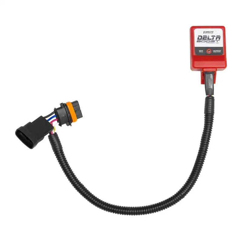 Flowmaster Delta Boost Module – Model 18102, Bluetooth-Enabled, Four Adjustable Power Modes, Red Housing 1