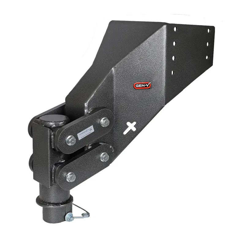Gen-Y Hitch Gh-8036 Executive Torsion-Flex 5Th Wheel Pin Box – Rhino Series, 2-5/16" Coupler, 500–2,000 Lb Pin Weight, 18,000 Lb Gtw 1