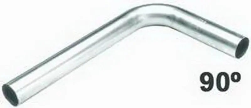 Hedman Mild Steel Exhaust Header Pipe – 12018, 90° Bend, 2.5" Od × 4" Radius, 18-Gauge 1